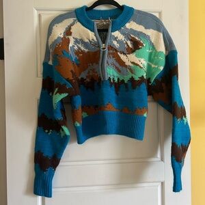 Mountain Painting Sweater